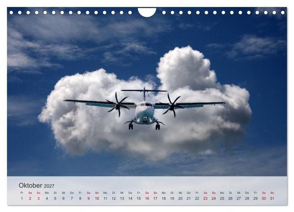 Produktbild: Flugzeuge &uuml;ber den Wolken (Wandkalender 2027 DIN A4 quer), CALVENDO Monatskalender