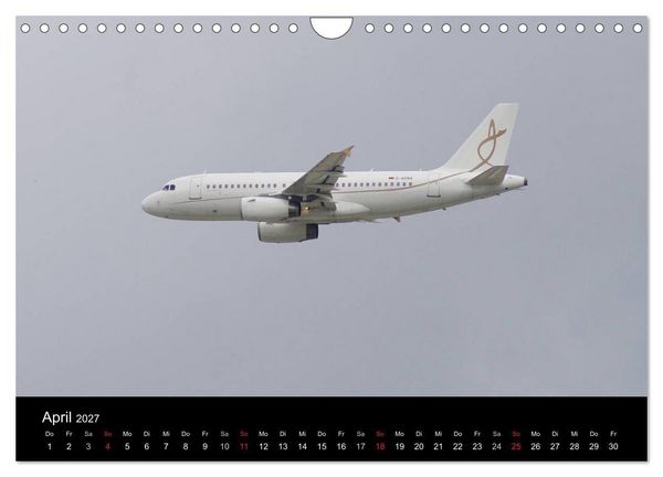 Produktbild: Deutsche Airlines (Wandkalender 2027 DIN A4 quer), CALVENDO Monatskalender