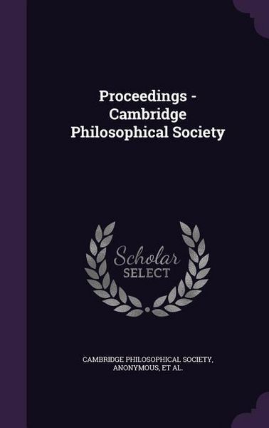 Produktbild: Proceedings - Cambridge Philosophical Society