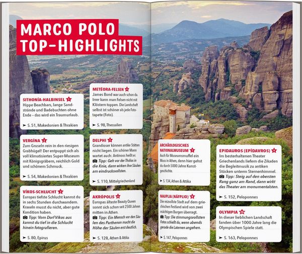 Produktbild: MARCO POLO Reisef&uuml;hrer Griechenland Festland