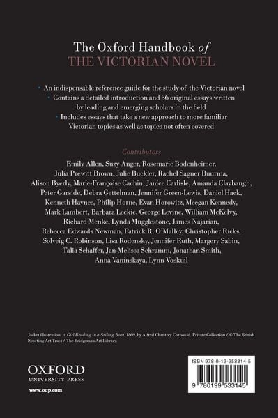 Produktbild: The Oxford Handbook of the Victorian Novel