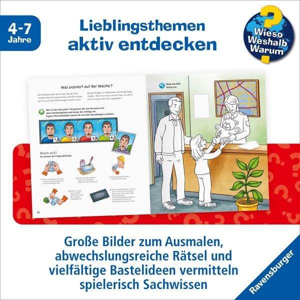 Produktbild: Wieso? Weshalb? Warum? aktiv-Heft - Polizei