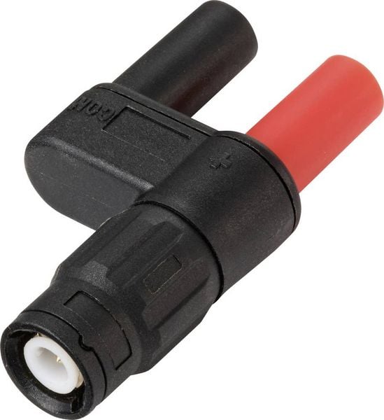Produktbild: VOLTCRAFT MSC-110 Adapterstecker BNC-Stecker - Buchse 4mm gerade, isoliert Schwarz