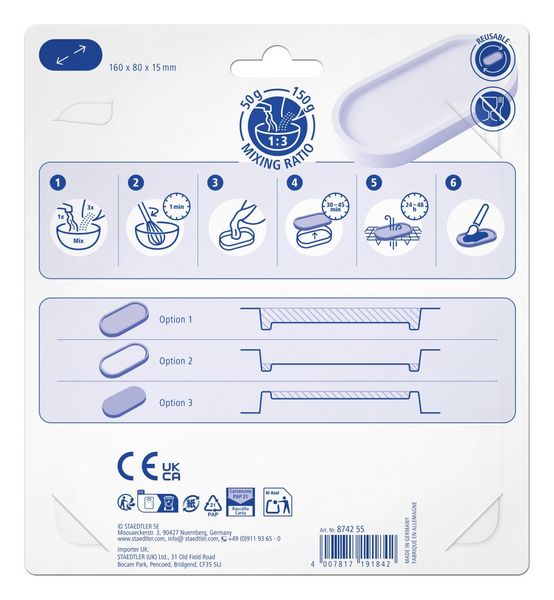 Produktbild: STAEDTLER FIMO Gie&szlig;form Schale oval, 1 St&uuml;ck