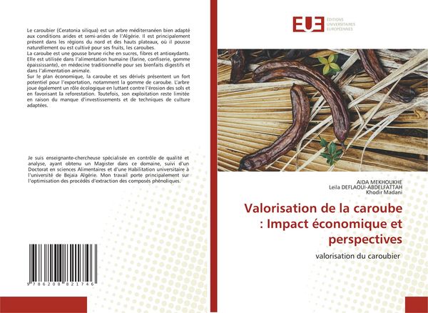 Produktbild: Valorisation de la caroube : Impact &eacute;conomique et perspectives