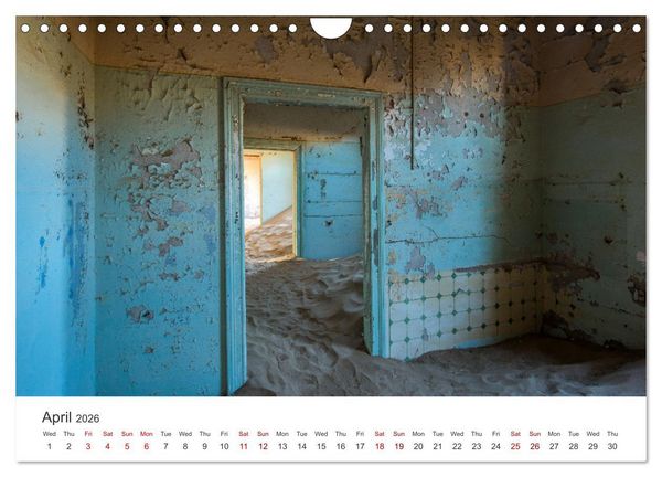 Produktbild: Kolmanskop Sand storm in town (Wall Calendar 2026 DIN A4 landscape), CALVENDO 12 Month Wall Calendar