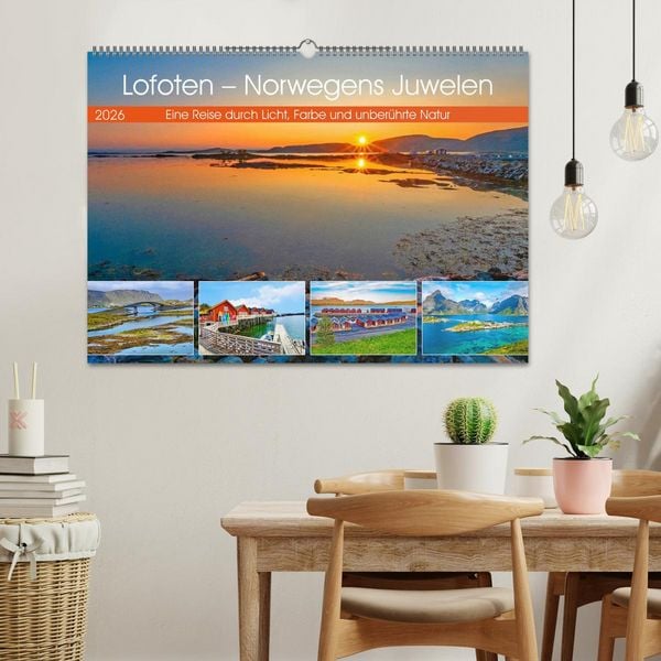 Produktbild: Lofoten - Norwegens Juwelen (Wandkalender 2026 DIN A2 quer), CALVENDO Monatskalender