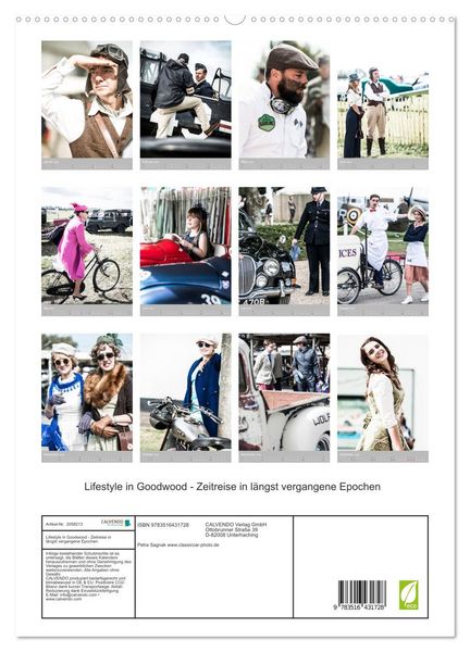 Produktbild: Lifestyle in Goodwood - Zeitreise in l&auml;ngst vergangene Epochen (hochwertiger Premium Wandkalender 2026 DIN A2 hoch), Kunstdruck in Hochglanz
