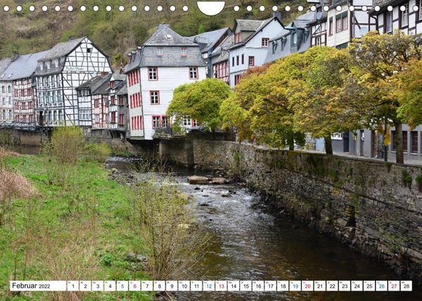 Produktbild: Monschau - Fachwerkidylle in der Eifel (Wandkalender 2022 DIN A4 quer)