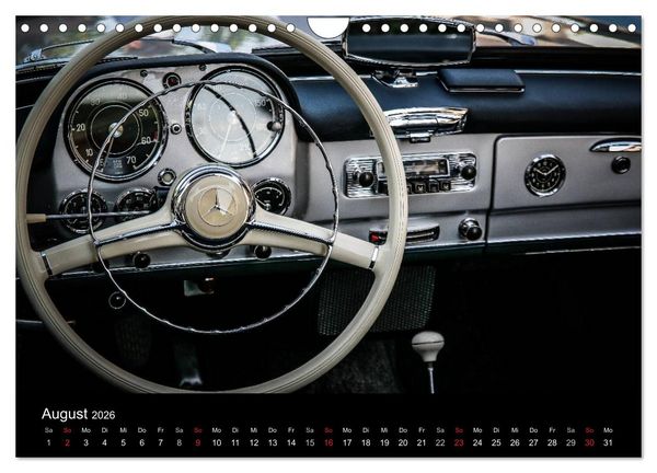 Produktbild: Oldtimer inside (Wandkalender 2026 DIN A4 quer), CALVENDO Monatskalender