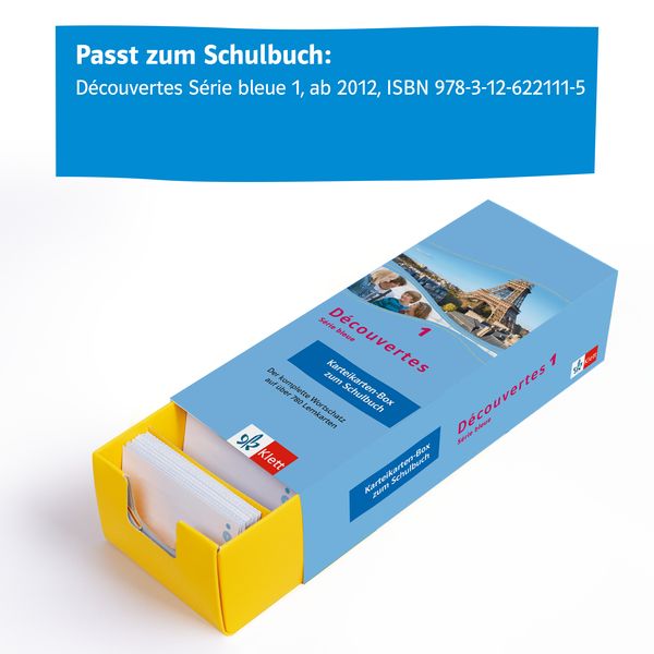 Produktbild: D&eacute;couvertes 1 S&eacute;rie bleue - Vokabel-Lernbox zum Sch&uuml;lerbuch