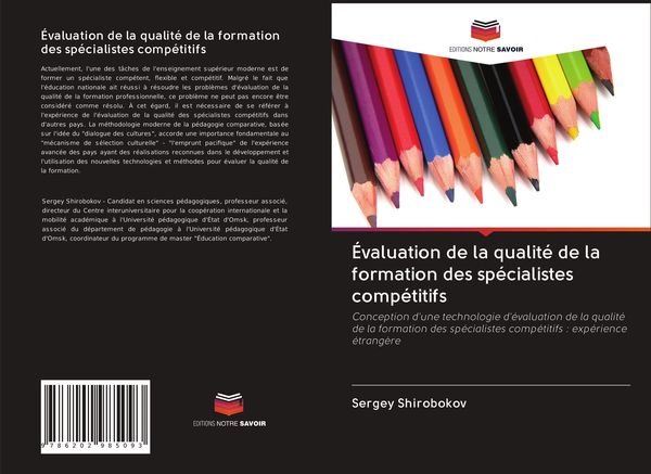 Produktbild: &Eacute;valuation de la qualit&eacute; de la formation des sp&eacute;cialistes comp&eacute;titifs