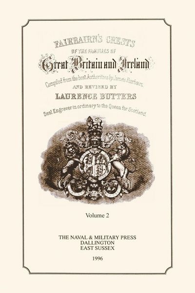 Produktbild: Fair-Bairn's Crests Of Great Britain and Ireland Volume Two