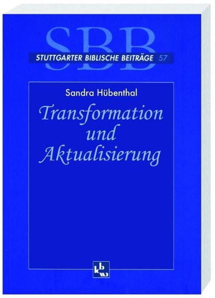 Produktbild: Transformation und Aktualisierung