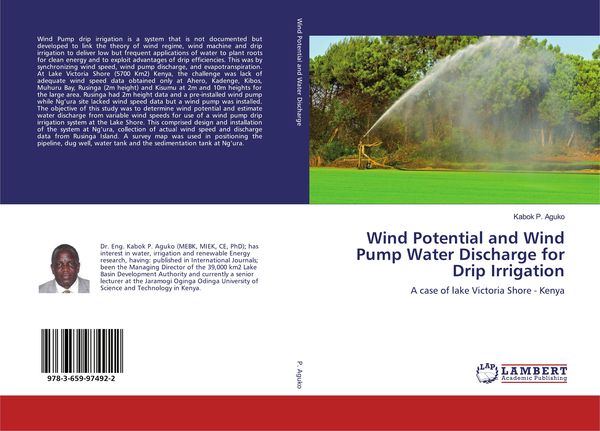 Produktbild: Wind Potential and Wind Pump Water Discharge for Drip Irrigation