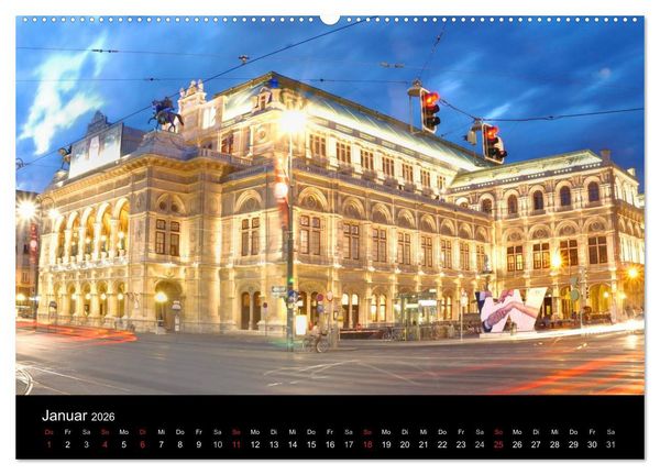 Produktbild: Wien (hochwertiger Premium Wandkalender 2026 DIN A2 quer), Kunstdruck in Hochglanz
