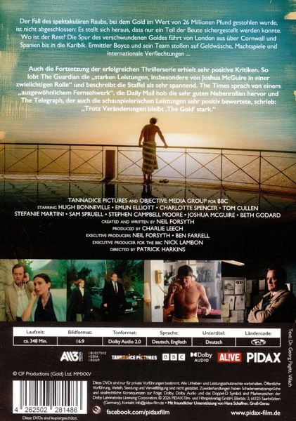 Produktbild: Das Gold, Staffel 2 / Die komplette 2. Staffel der Thrillerserie mit Starbesetzung [2 DVDs]