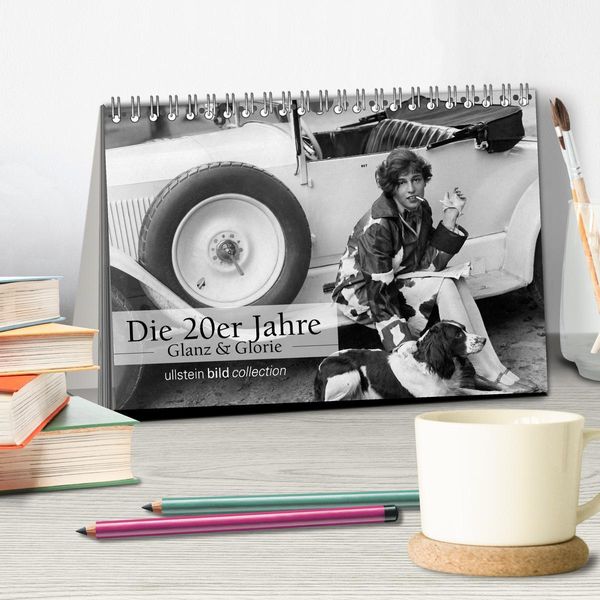 Produktbild: Die 20er Jahre - Glanz und Glorie (Tischkalender 2026 DIN A5 quer), CALVENDO Monatskalender