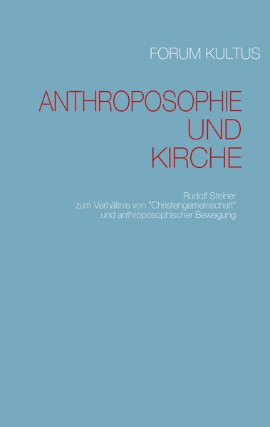 Produktbild: Anthroposophie und Kirche