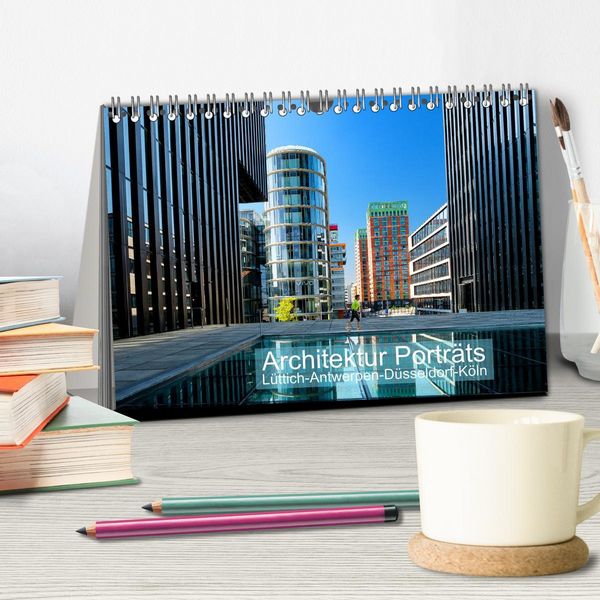 Produktbild: Architektur Portr&auml;ts (Tischkalender 2026 DIN A5 quer), CALVENDO Monatskalender