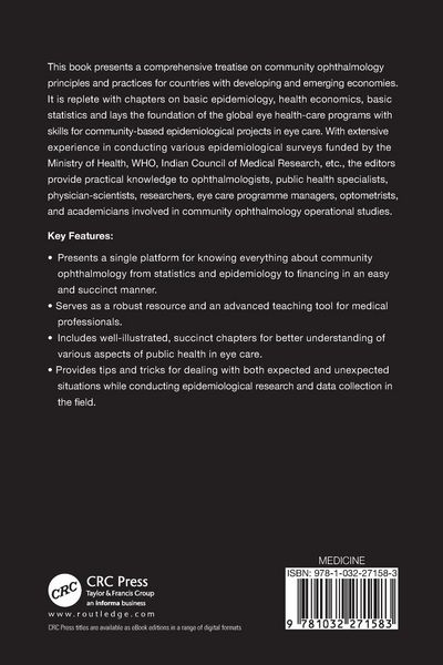 Produktbild: Textbook of Community Ophthalmology
