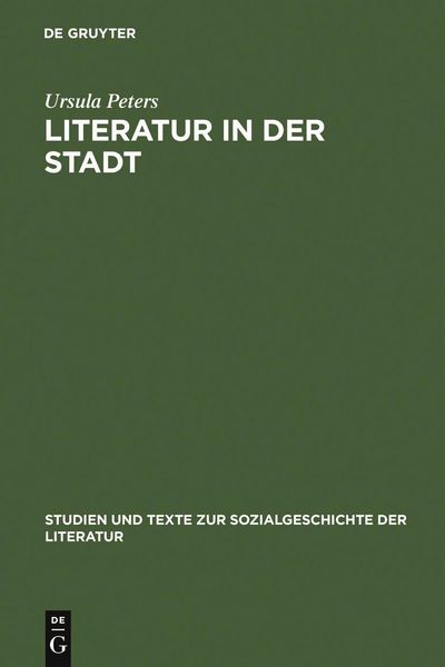 Produktbild: Literatur in der Stadt