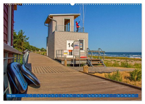 Produktbild: Boltenhagen &ndash; Sonne, Sand und Ferien an der Ostsee (hochwertiger Premium Wandkalender 2026 DIN A2 quer), Kunstdruck in Hochglanz