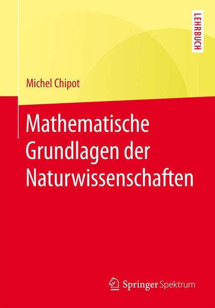 Produktbild: Mathematische Grundlagen der Naturwissenschaften