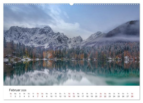 Produktbild: Bezaubernde Bergseen (hochwertiger Premium Wandkalender 2026 DIN A2 quer), Kunstdruck in Hochglanz