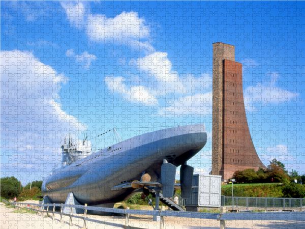 Produktbild: CALVENDO Puzzle Marine-Ehrenmal Loboe 1000 Teile Lege-Gr&ouml;&szlig;e 64 x 48 cm Foto-Puzzle Bild von Lothar Reupert