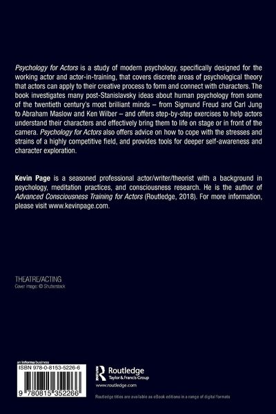 Produktbild: Psychology for Actors