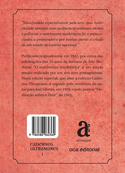Produktbild: O movimento modernista