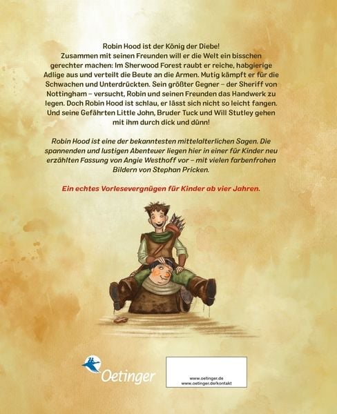 Produktbild: Klassiker zum Vorlesen. Robin Hood