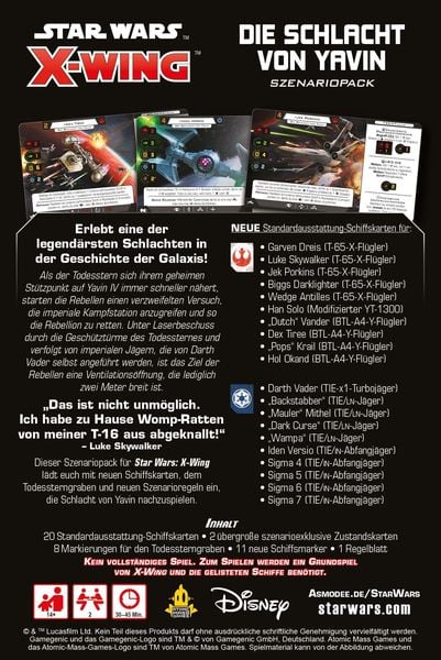Produktbild: Star Wars X-Wing 2. Edition - Die Schlacht von Yavin