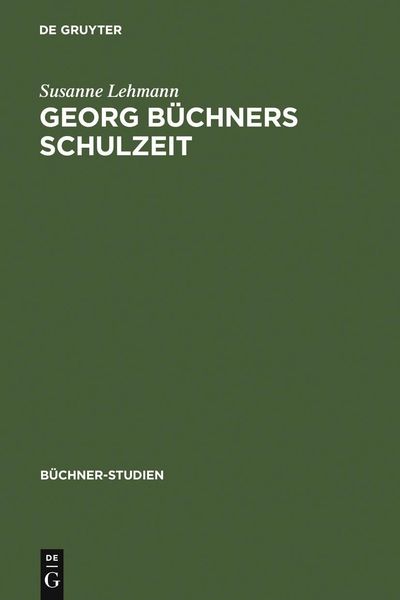 Produktbild: Georg Büchners Schulzeit
