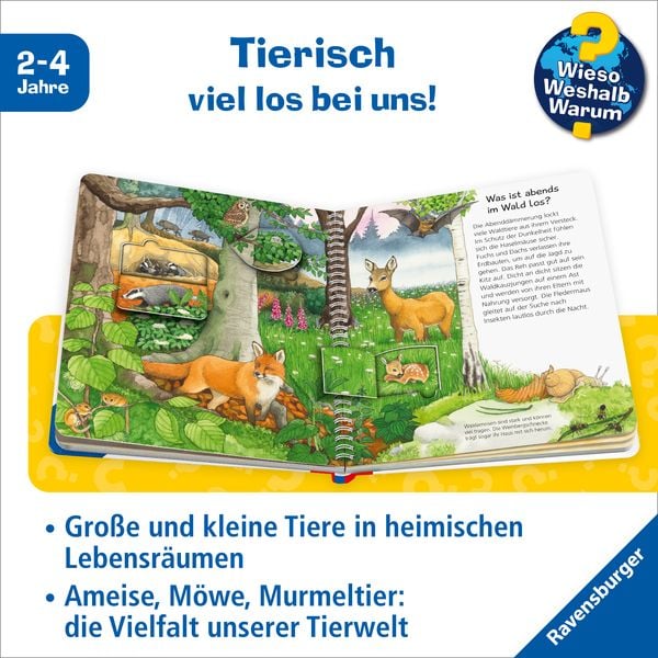 Produktbild: Wieso? Weshalb? Warum? junior, Band 33 - Tiere bei uns