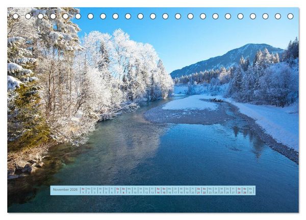Produktbild: Mittenwald rundherum ein Wintertraum (Tischkalender 2026 DIN A5 quer), CALVENDO Monatskalender