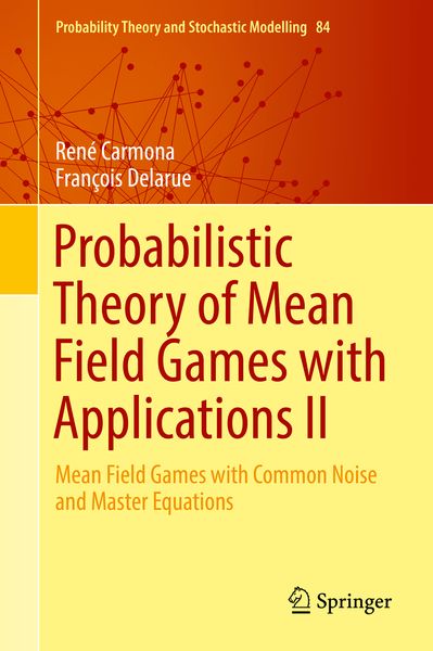 Produktbild: Probabilistic Theory of Mean Field Games with Applications II