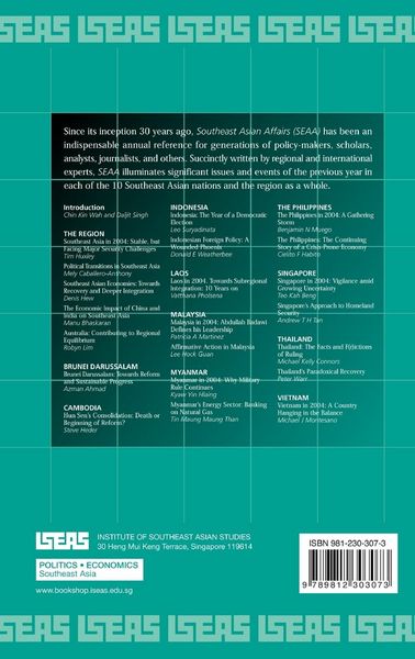 Produktbild: Southeast Asian Affairs 2005