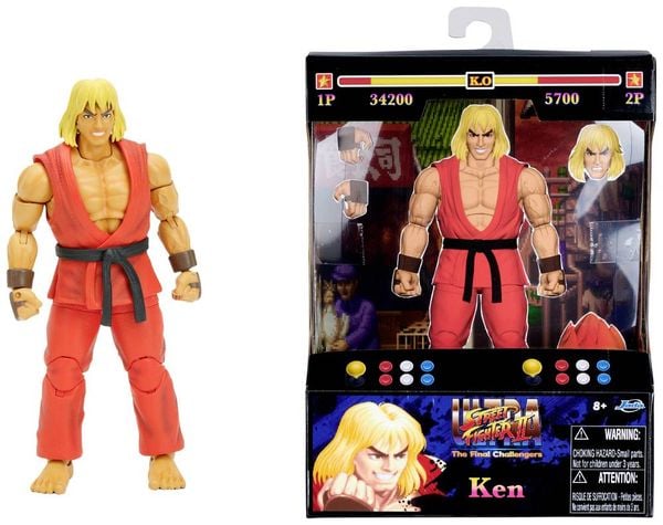 'JADA TOYS Street Fighter II Ken 6' Figure'