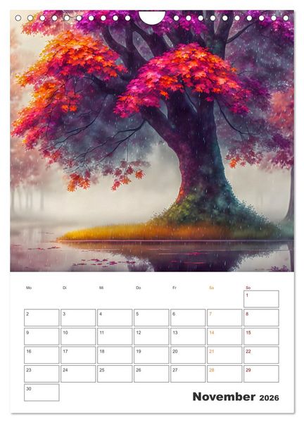 Produktbild: M&auml;rchenhafte B&auml;ume (Wandkalender 2026 DIN A4 hoch), CALVENDO Monatskalender