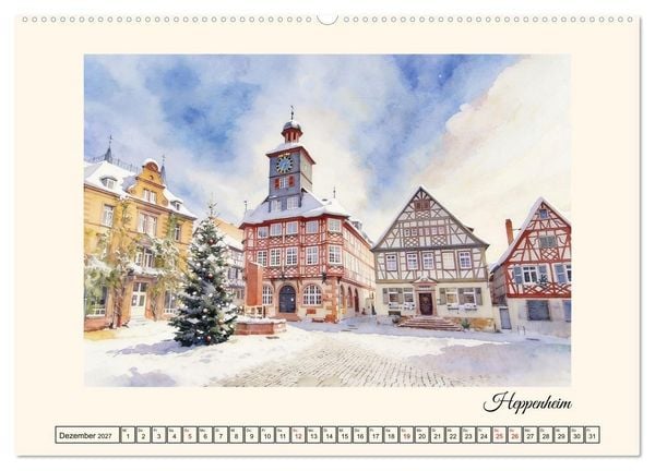 Produktbild: Erholung im Odenwald (hochwertiger Premium Wandkalender 2027 DIN A2 quer), Kunstdruck in Hochglanz