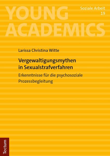Produktbild: Vergewaltigungsmythen in Sexualstrafverfahren