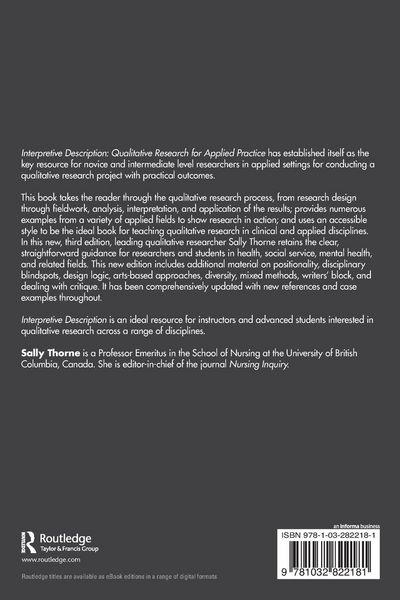 Produktbild: Interpretive Description