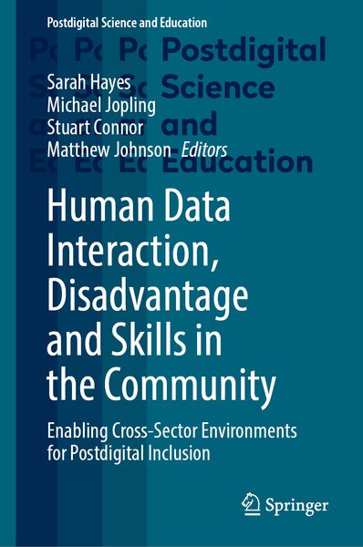 Produktbild: Human Data Interaction, Disadvantage and Skills in the Community