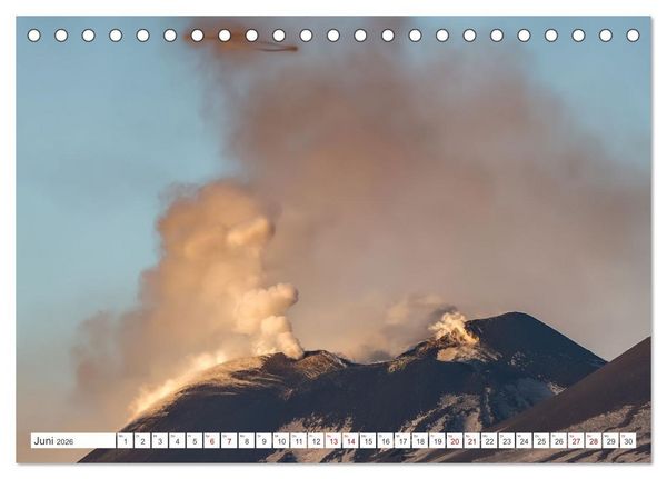 Produktbild: &Auml;tna - Europas h&ouml;chster Vulkan (Tischkalender 2026 DIN A5 quer), CALVENDO Monatskalender