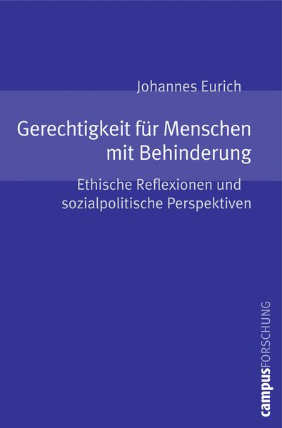 Produktbild: Gerechtigkeit f&uuml;r Menschen mit Behinderung