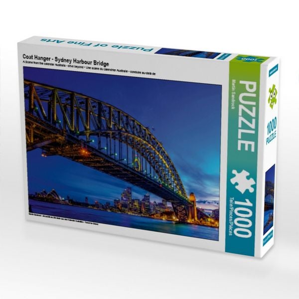 Produktbild: CALVENDO Puzzle Coat Hanger - Sydney Harbour Bridge | 1000 Teile Lege-Gr&ouml;&szlig;e 64 &times; 48 cm Foto-Puzzle f&uuml;r gl&uuml;ckliche Stunden