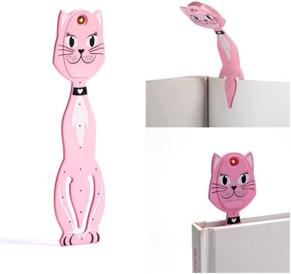 Produktbild: Flexilight Animal Leselicht Pinke Katze &ndash; 2-in-1 LED-Leselampe
