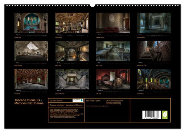 Produktbild: Toscana Interieurs - Marodes mit Charme (hochwertiger Premium Wandkalender 2026 DIN A2 quer), Kunstdruck in Hochglanz